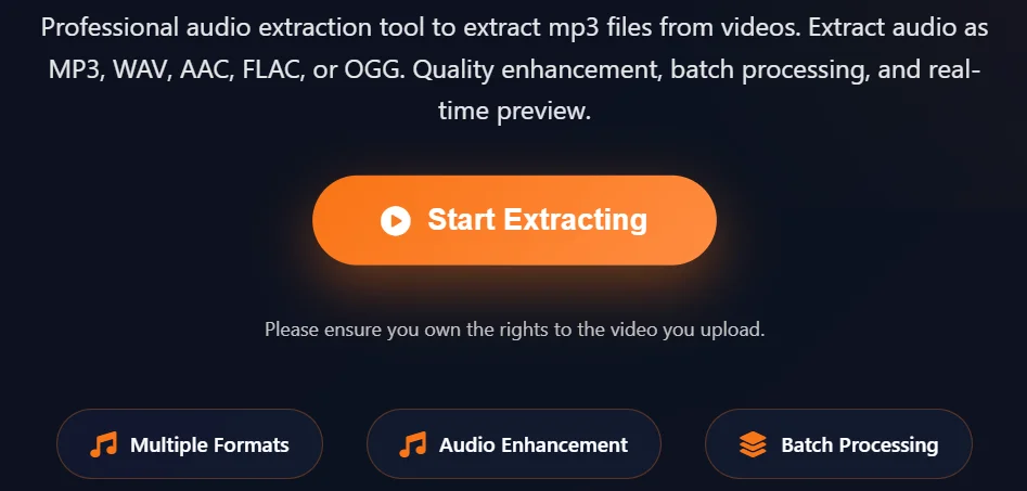 Extract audio and download