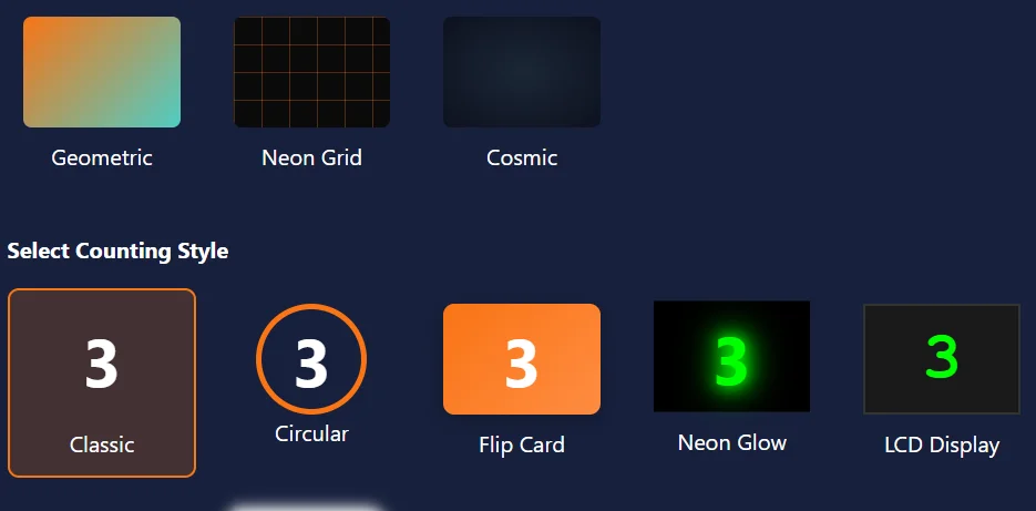  Customize cut style with backgrounds, animations, text and logo